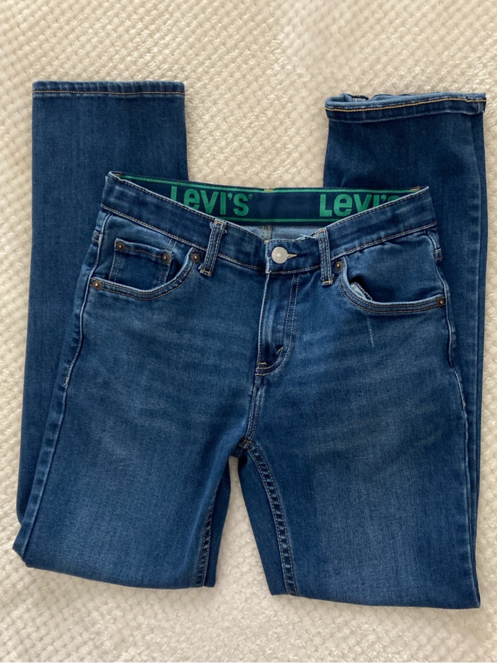 Levi's 511 Boys Dark Blue Skinny Jeans